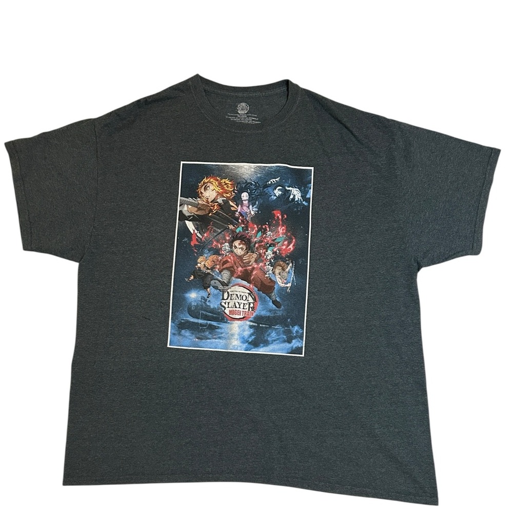 Demon Slayer Anime Graphic Tee Men’s 2X Large Official Aniplex Shirt